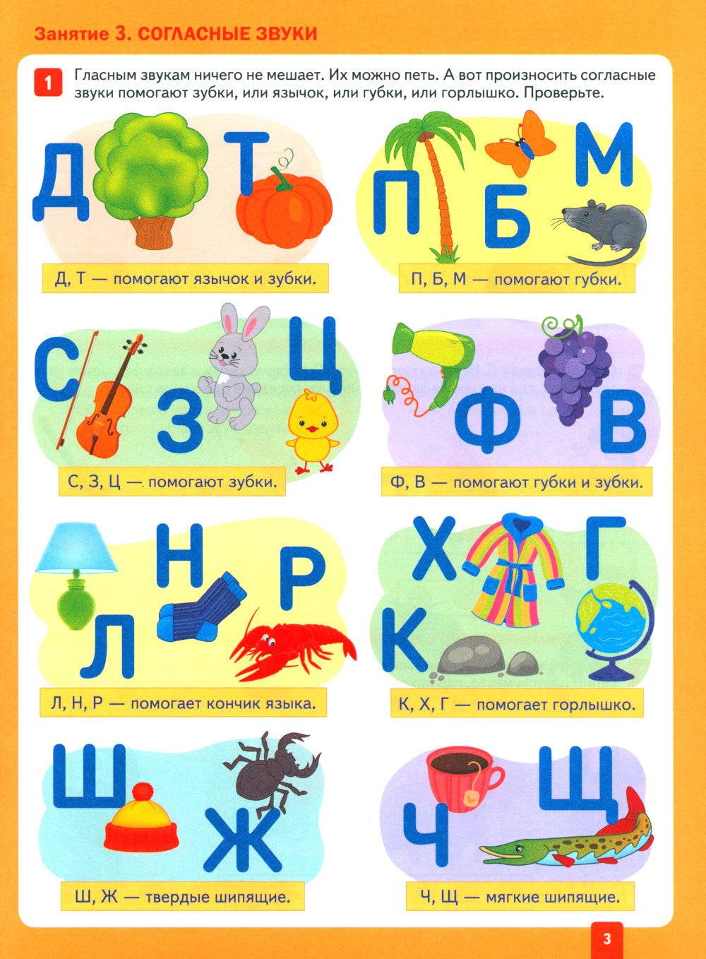 Уроки грамоты в детском саду и дома. Большая рабочая тетрадь. 5-6 лет