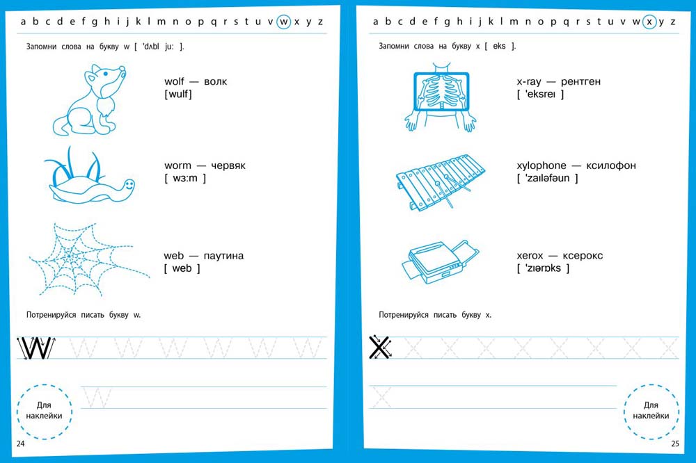 Английский язык. Развивающие задания. 5-6 лет: книжка с наклейками