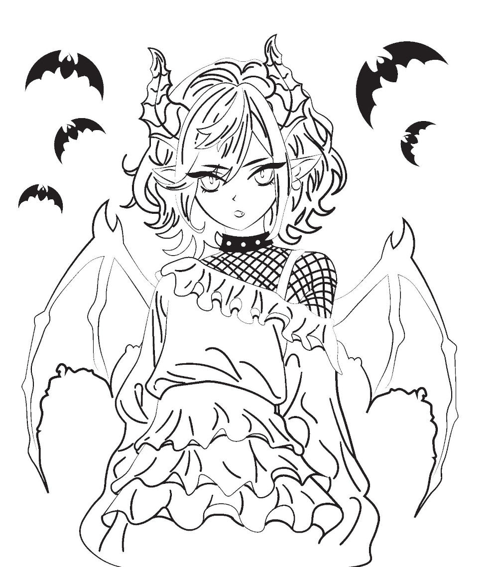 Je l'aimerai раскрашивать gotikou