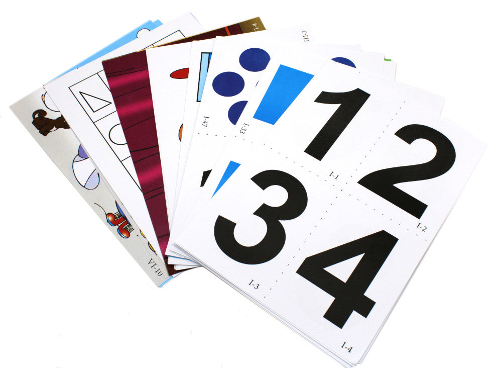 Математика для детей 6-7 лет. Демонстрационный материал с методическими рекомендациями к рабочей тетради " Я считаю до двадцати"