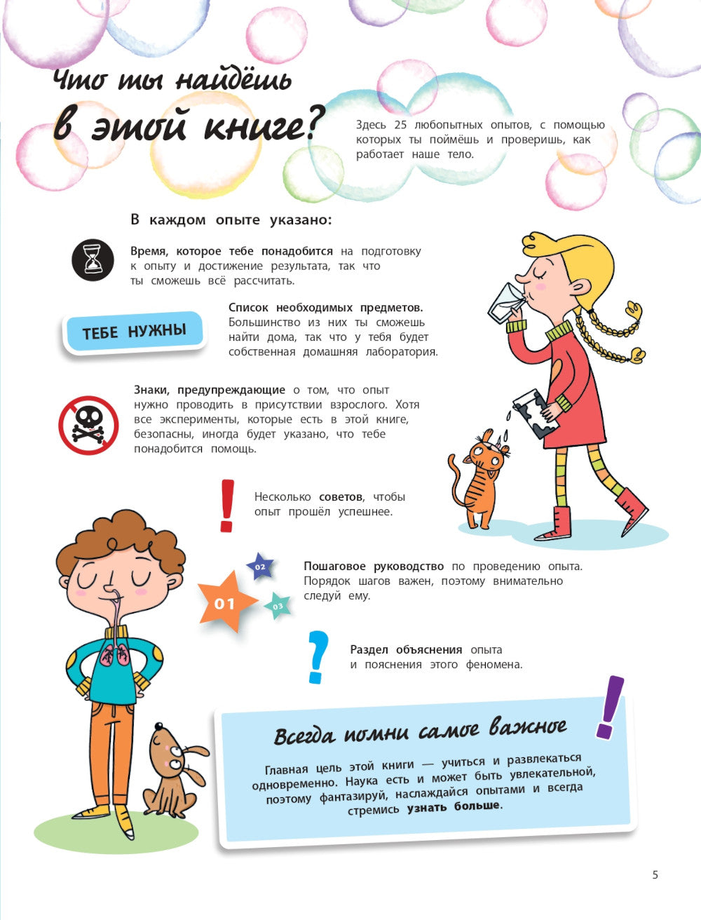 Тело человека: 25 увлекательных опытов шаг за шагом