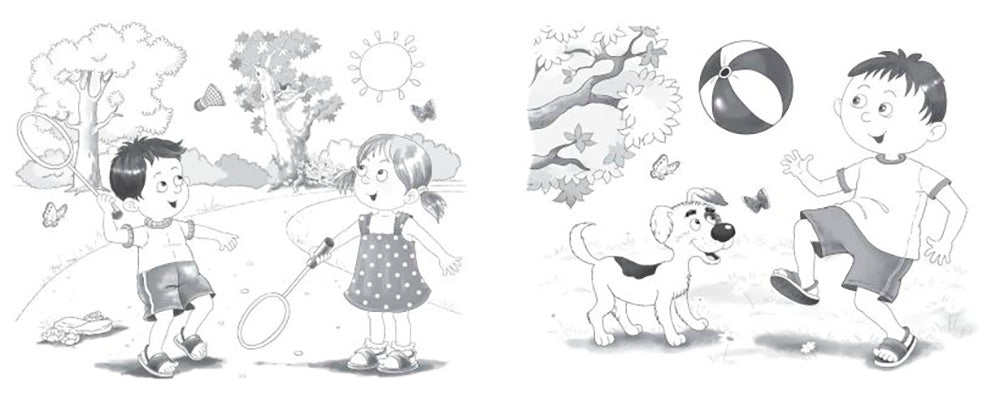 Времена года: многоразовая водная раскраска