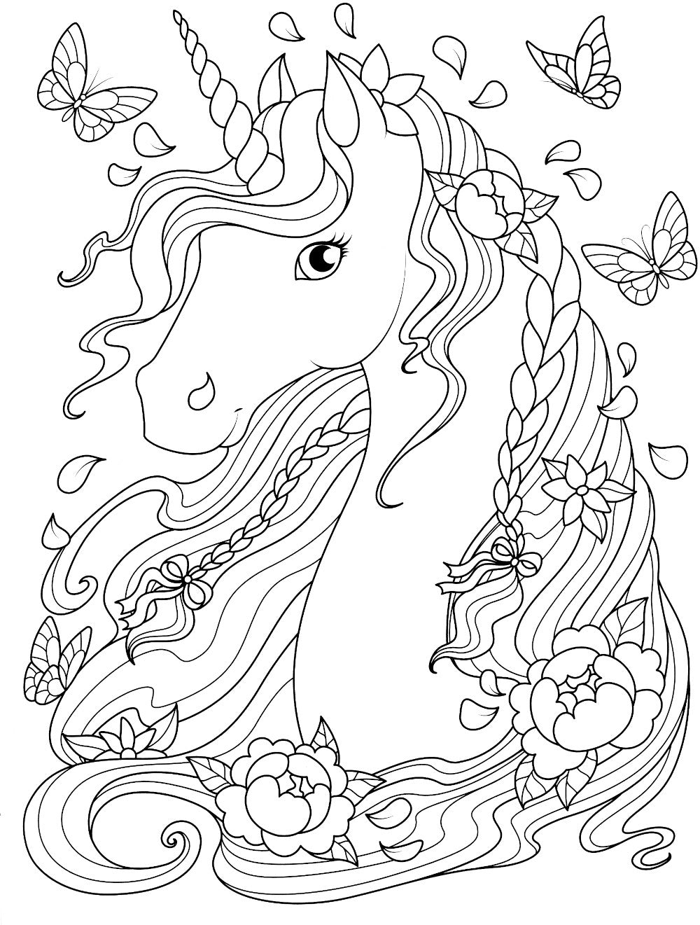 Волшебные единороги: книжка-раскраска