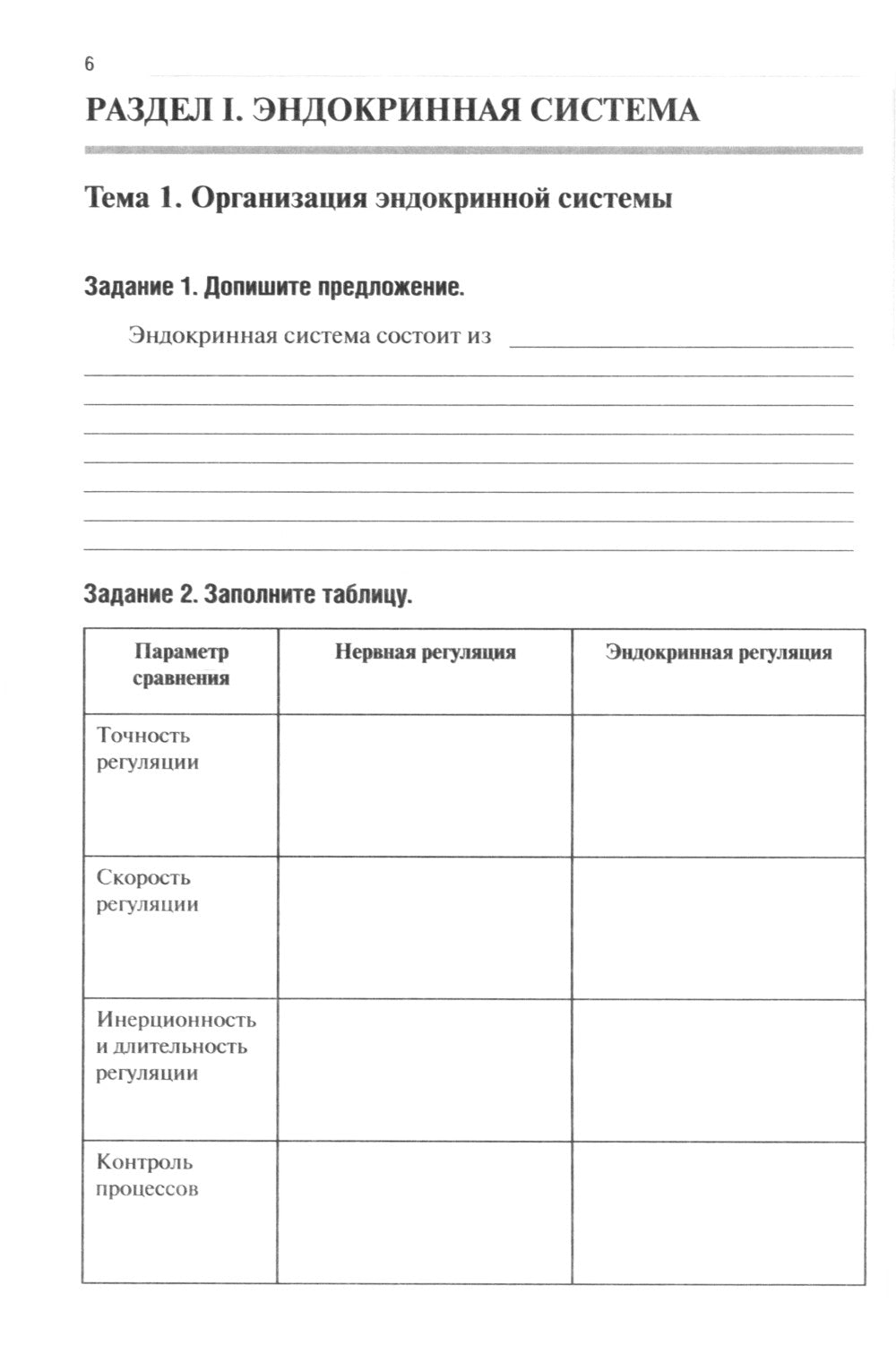 Анатомия человека: Спланхнология Ч. 6: Эндокринная система, иммунная и лимфатическая системы: Тетрадь-практикум