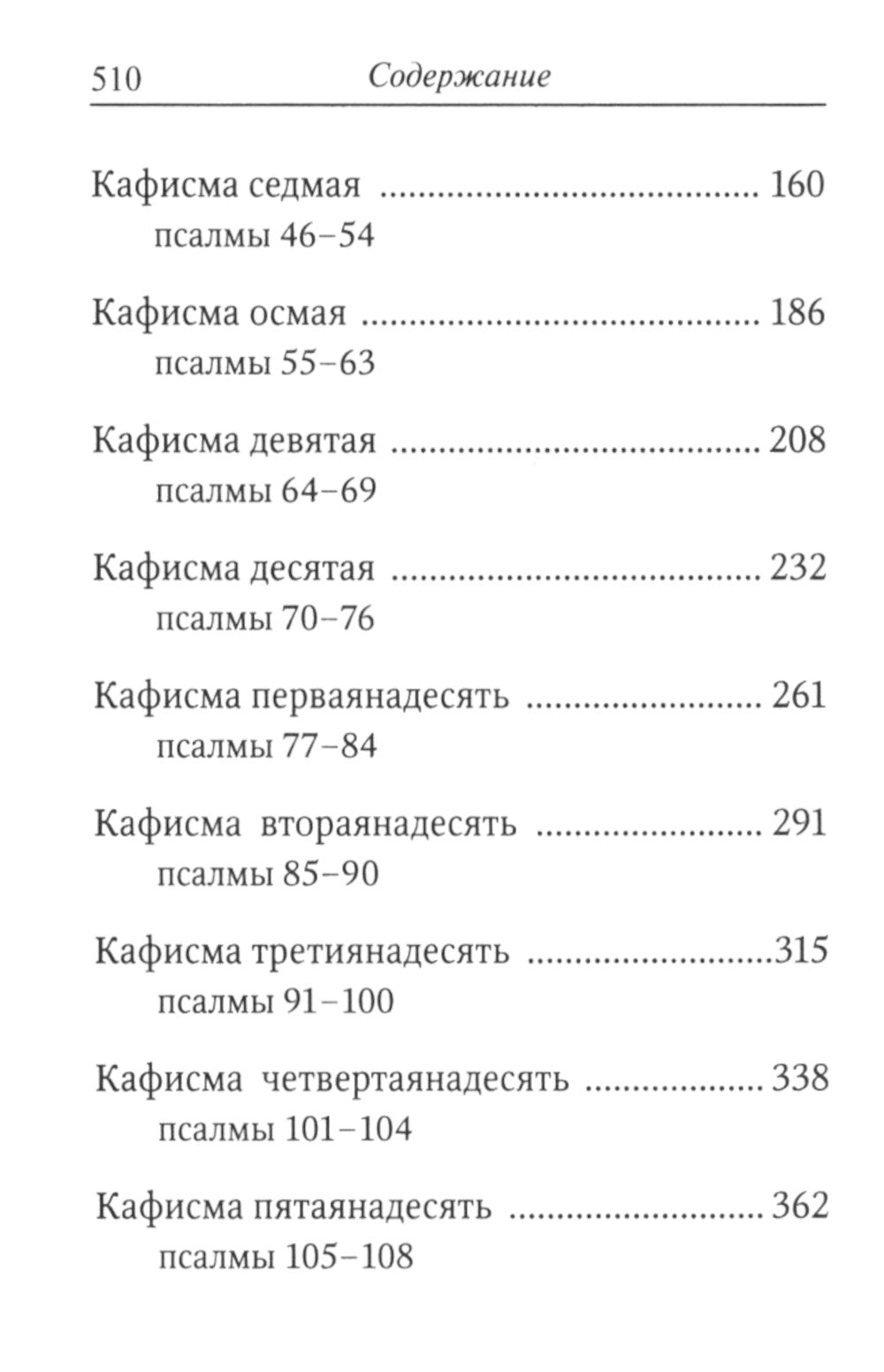 Псалтирь (карманная)