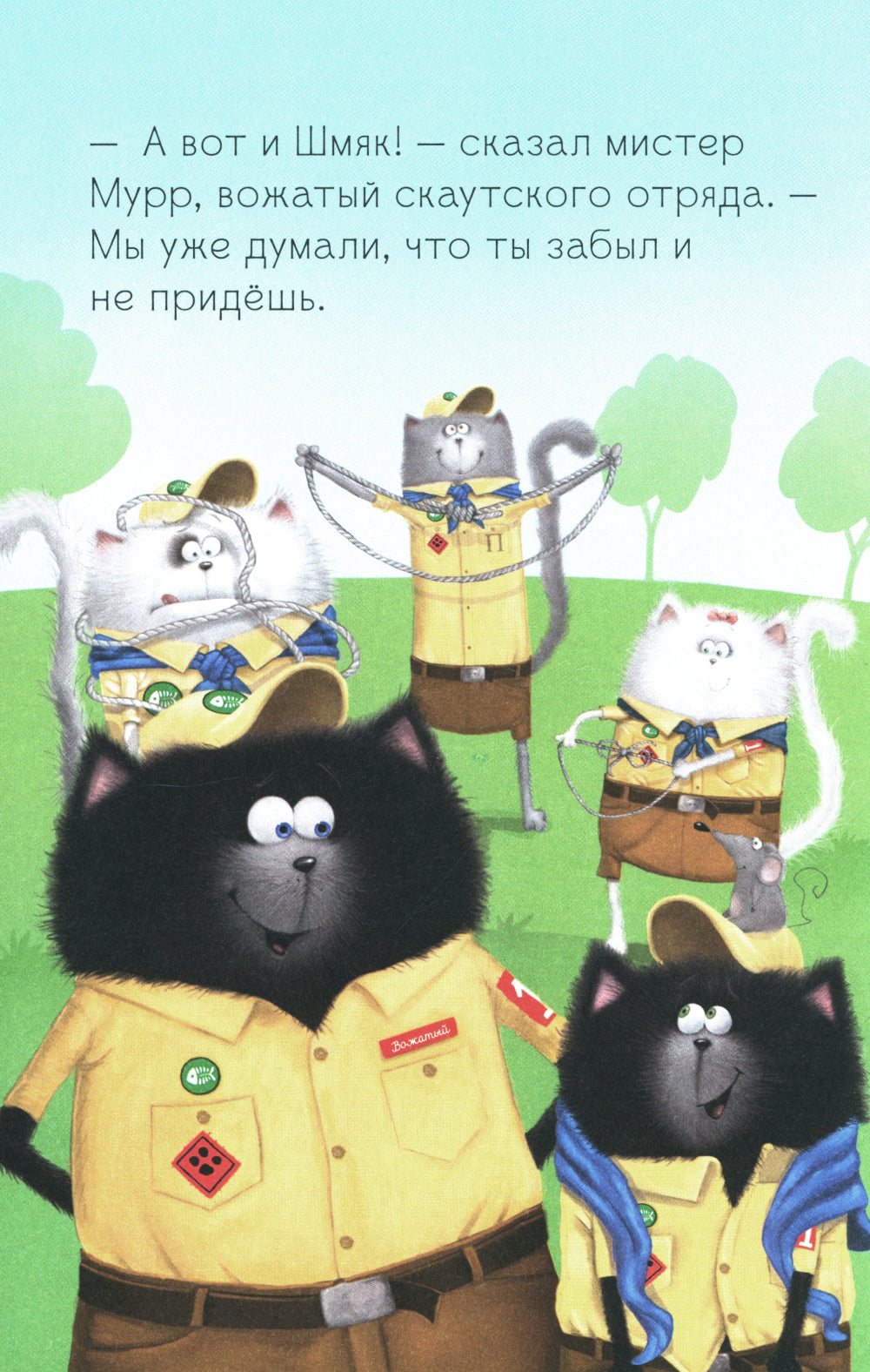 Котенок Шмяк - маленький скаут