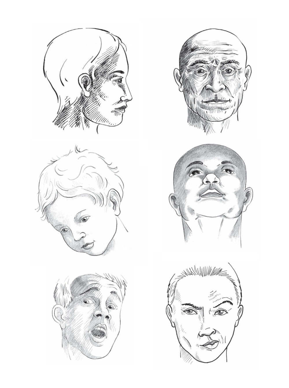 Создаем портреты людей шаг за шагом: 50 проектов с подборными объяснениями и рисунками + чистые страницы для рисования: скетчбук начинающего художника