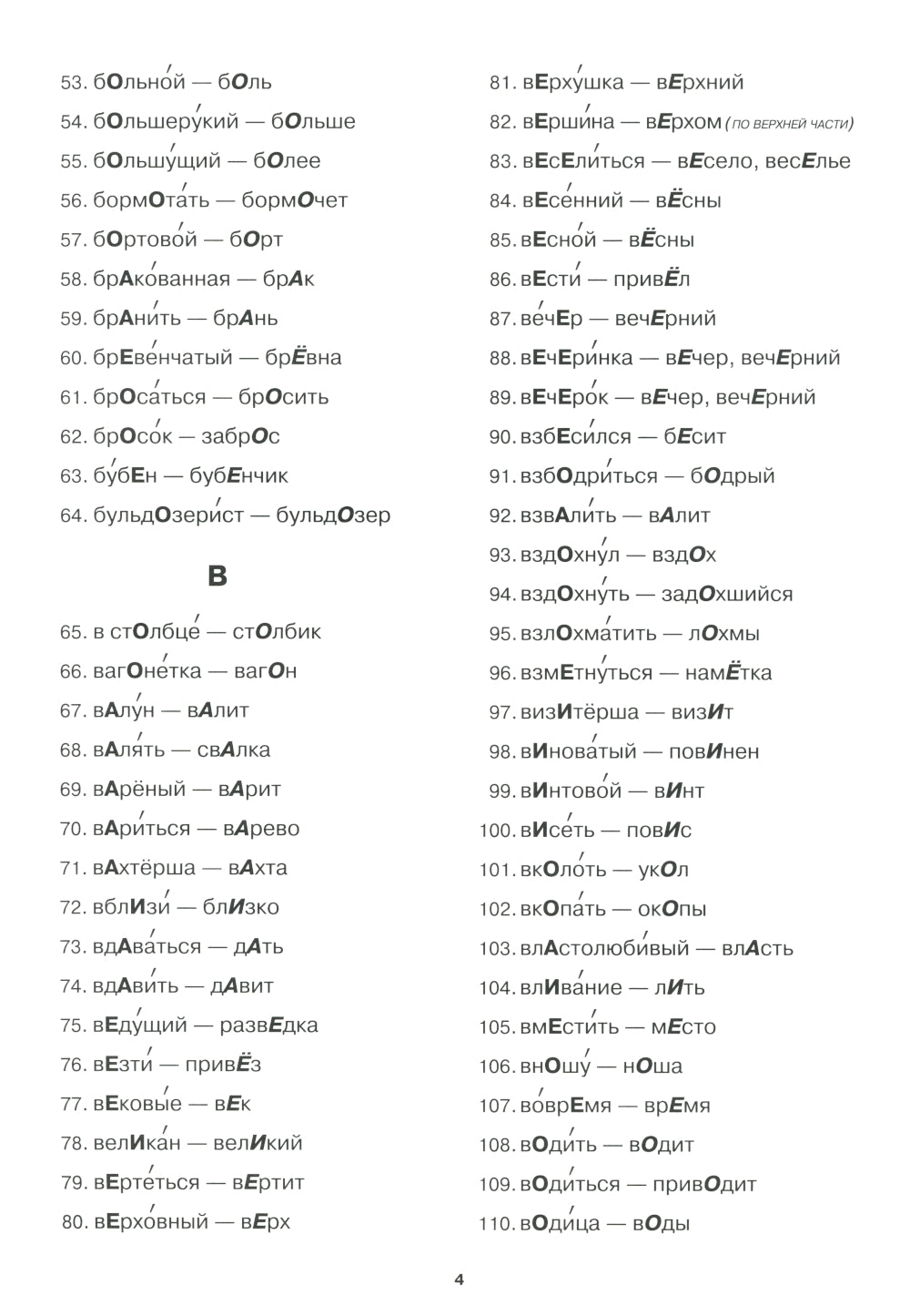 Учение без мучения. Безударные гласные. Correction de la dégradation. Matériel de nettoyage. 4 cl. 6-е изд., испр