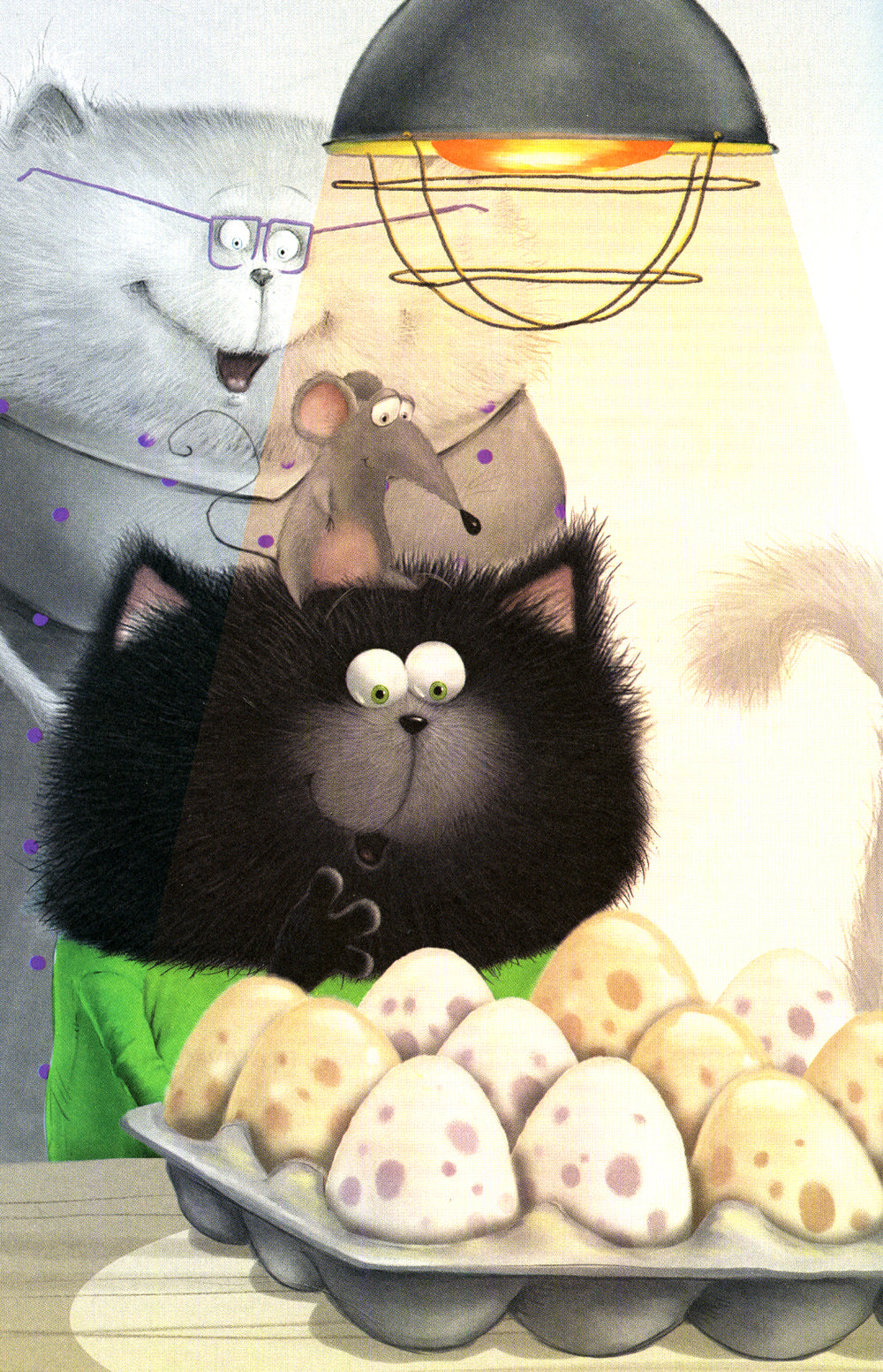 Котенок Шмяк и шустрые цыплята