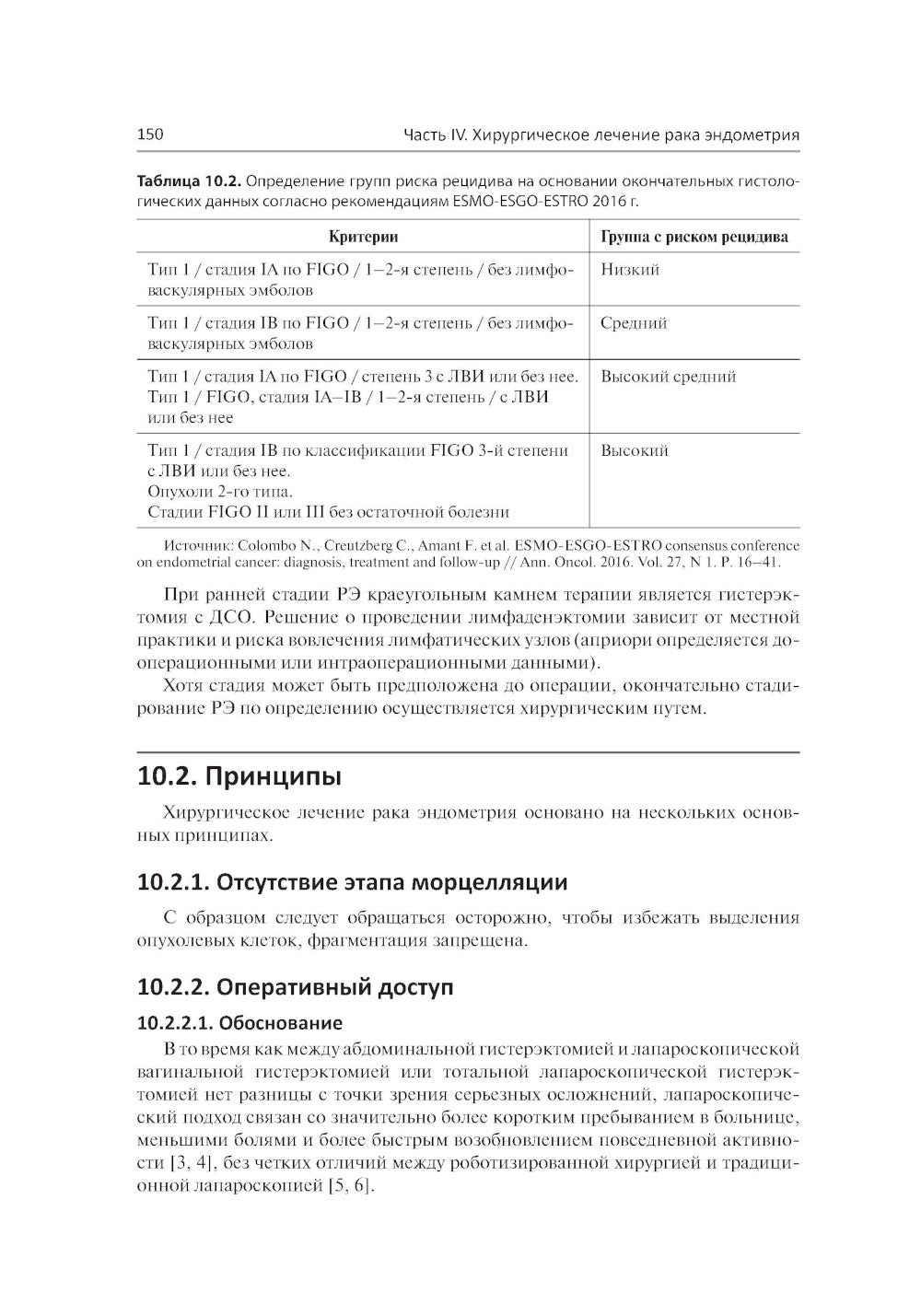 Рак эндометрия. Диагностика и лечение