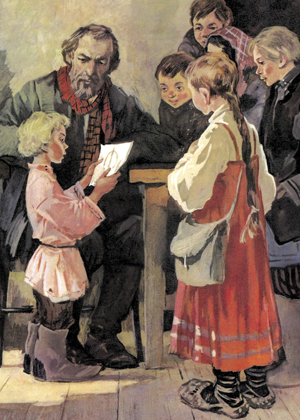 Как мужик гусей делил: рассказы, сказки, басни