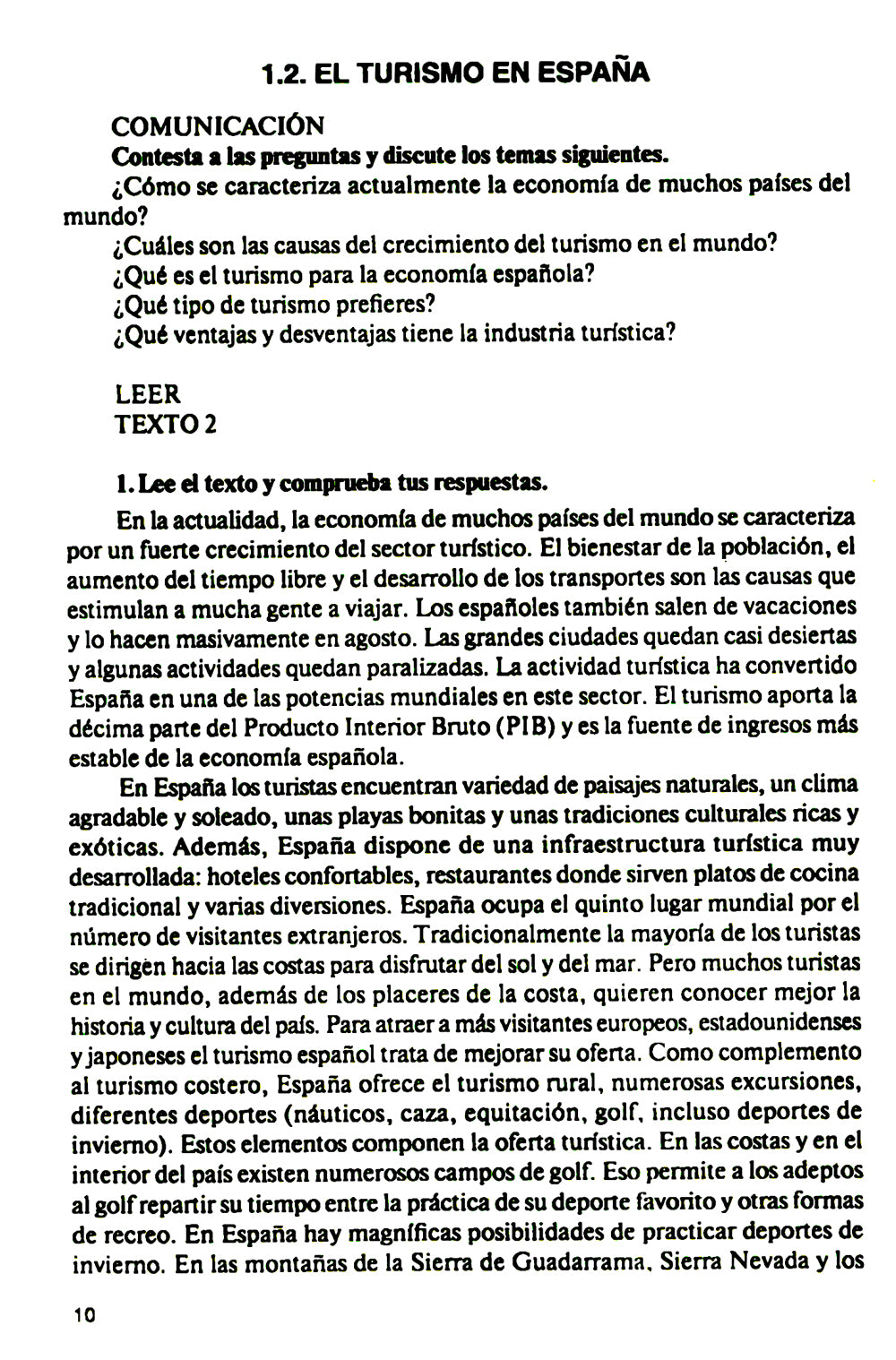 Испанский язык: туризм в Испании и странах Латинской Америки: Учебное пособие