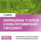 Информационные технологии и основы программирования в менеджменте: Учебное пособие