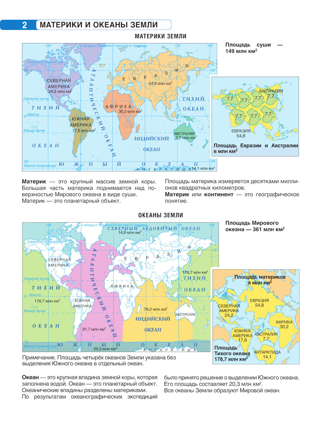Атлас + контурные карты с практическими работами и сборник задач. География. 6 кл. (Россия в новых границах)