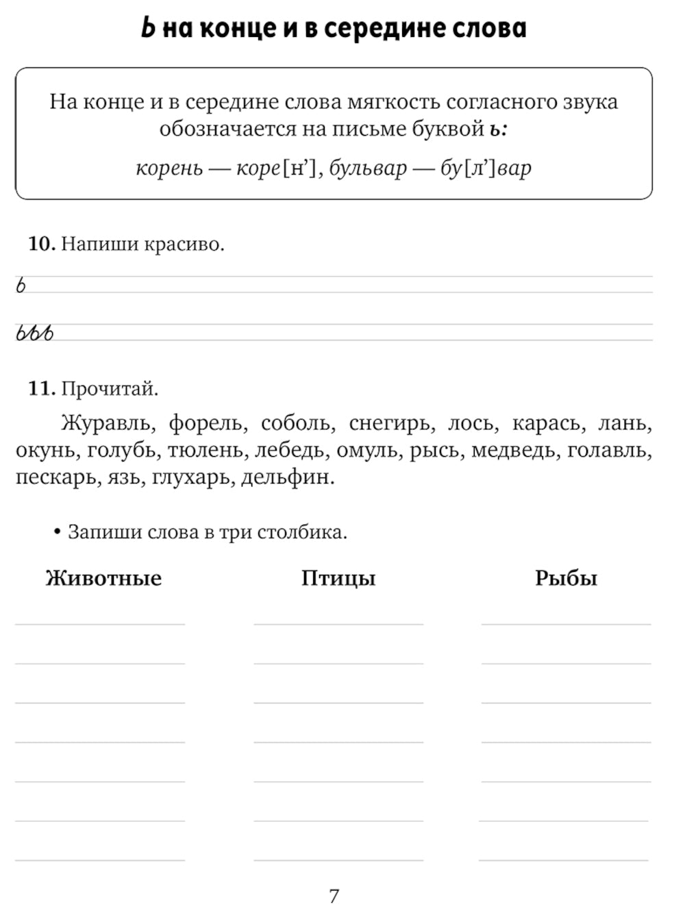 Упражнения, диктанты, контрольное списывание по русскому языку. 1-4 classes