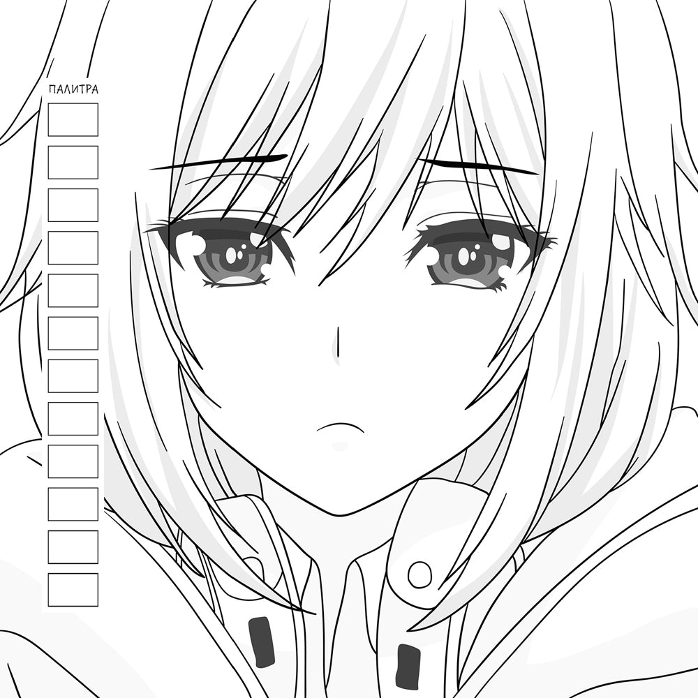 Манга Креатив. Раскраска для маркеров, карандашей и гелевых ручек (зеленая)