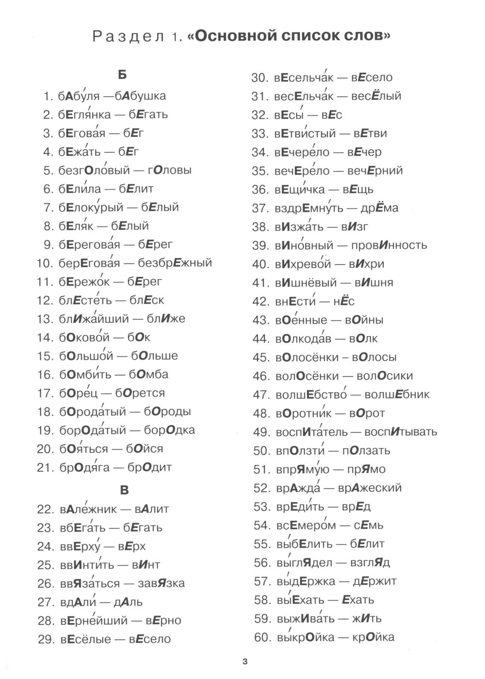Учение без мучения. Безударные гласные. Коррекция дисграфии. Рабочие материалы. 3 кл. 6-е изд., испр