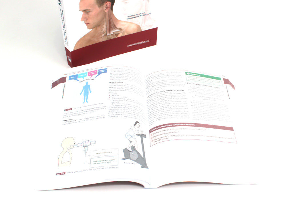 Мышцы. Anatomie. Движения. Test + Musculation dans le sport. Réabilité (ensemble de 2 livres)