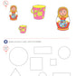 Je t'en prie. ЦВЕТНАЯ. Рабочая тетрадь для детей 4-5 лет (10 шт. в комплекте) 2-е изд., испр