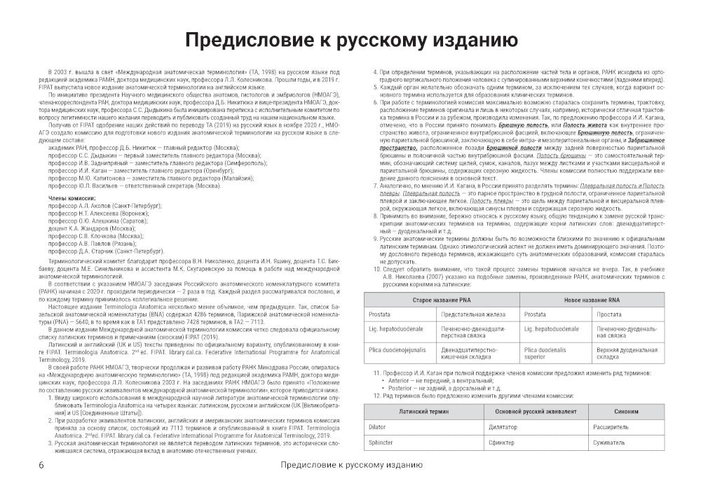 Международная анатомическая терминология [ТА2]