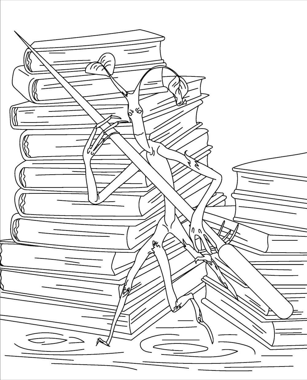 Волшебные существа мира Гарри Поттера. Раскраска