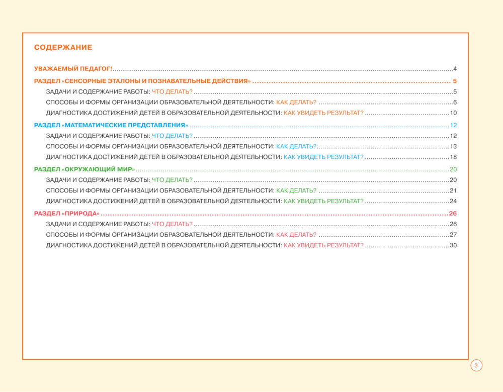 Блокнот педагога второй младшей группы детского сада. Познавательное развитие