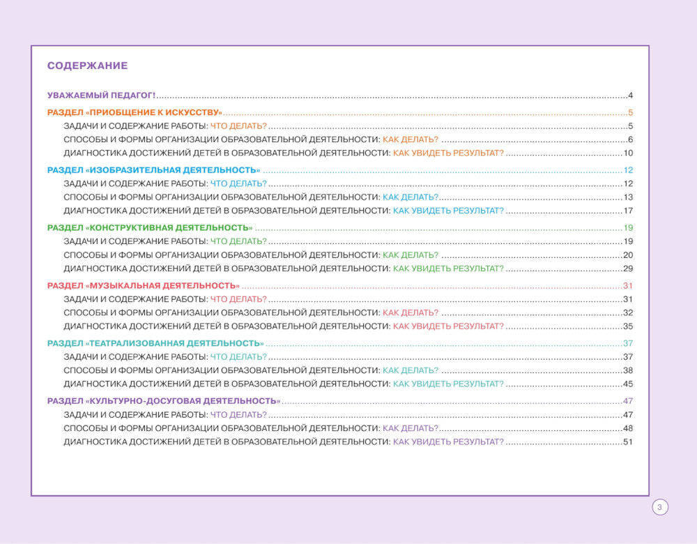Блокнот педагога средней группы детского сада. Художественно-эстетическое развитие