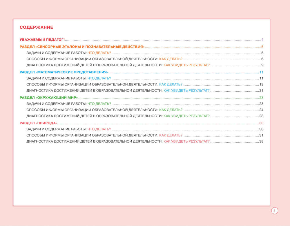 Блокнот педагога подготовительной группы детского сада. Познавательное развитие