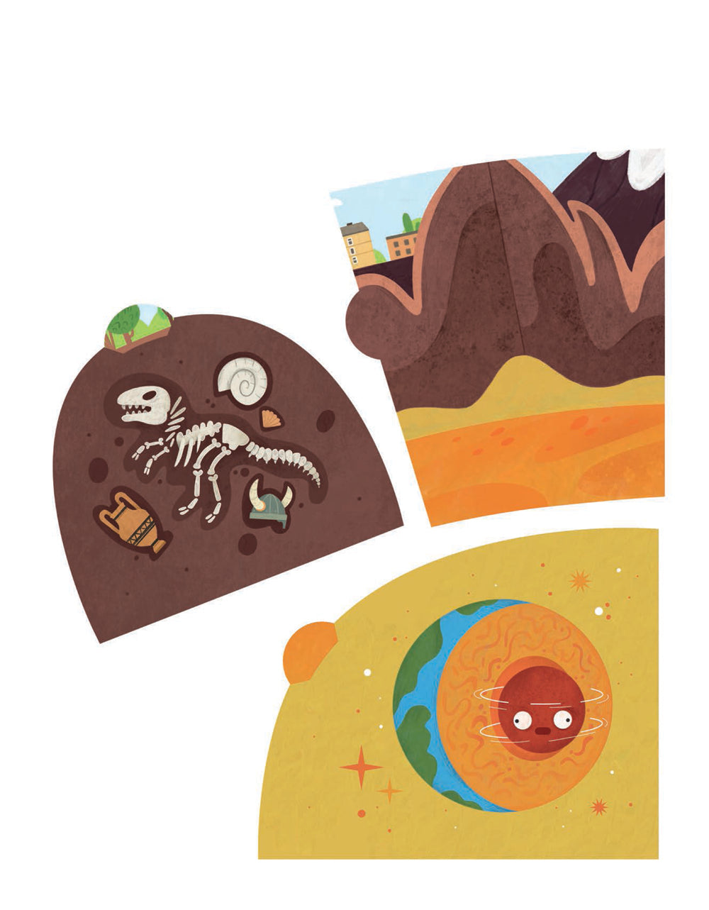 Планета Земля. Открывай и изучай!: книга с окошками