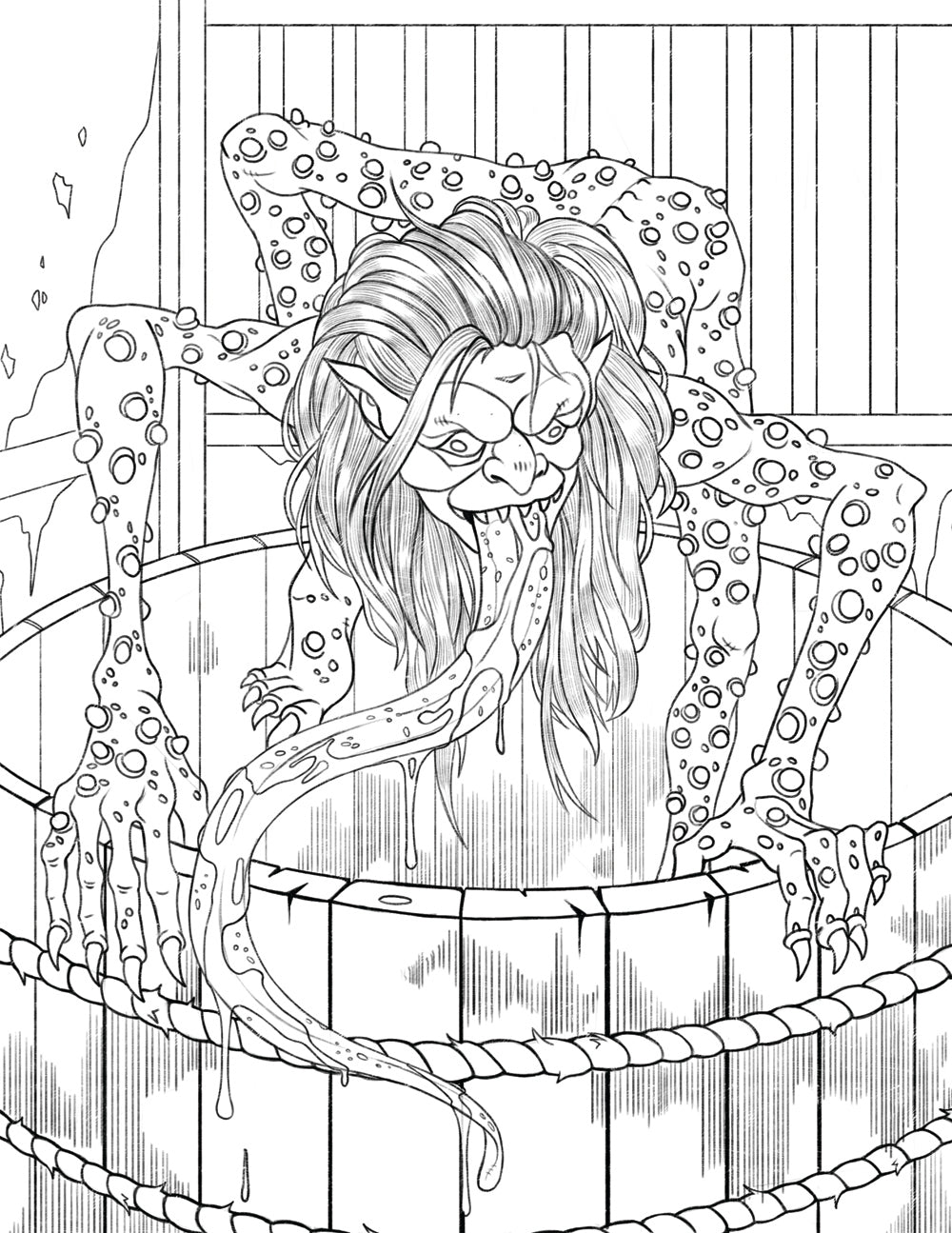 Японская демонология. Раскрашиваем сказки и легенды народов мира