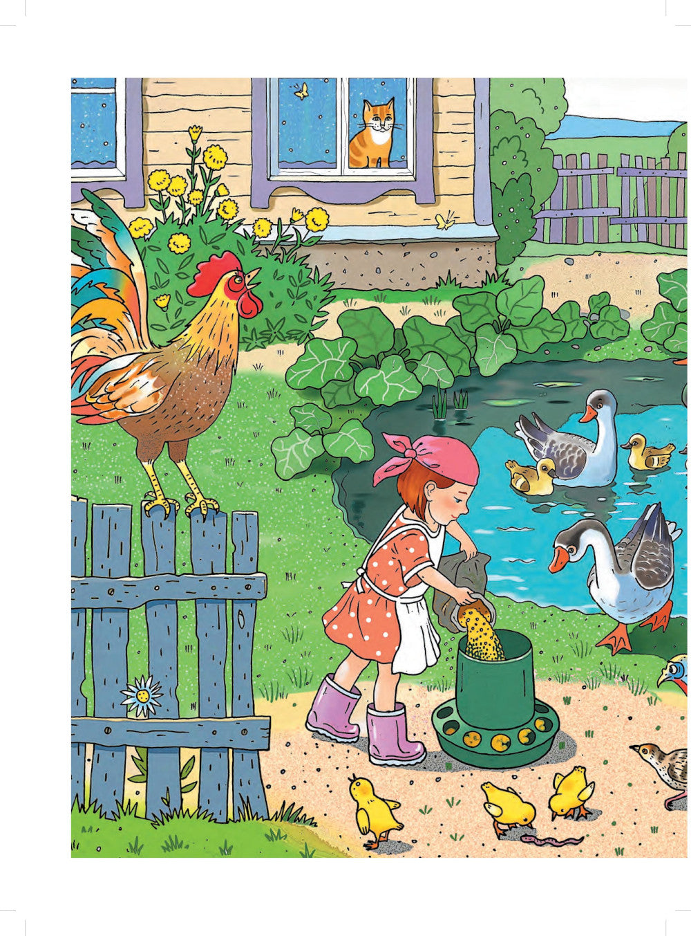 Домашние птицы и их детеныши. Дидактический материал по лексической теме. С 5 до 6 лет