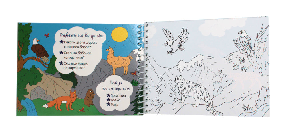 Зоопарк. Многоразовая раскраска с чудо-фломастером