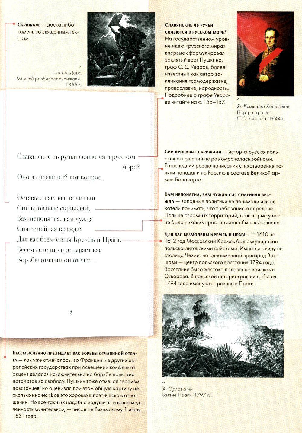 А.С. Пушкин. Клеветникам России. Подробный иллюстрированный комментарий