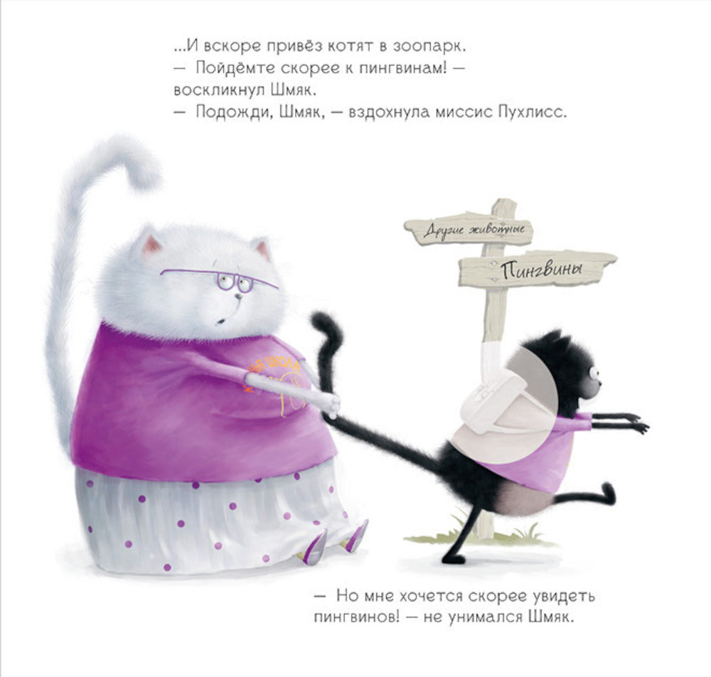 Шмяк и пингвины: книжка с наклейками