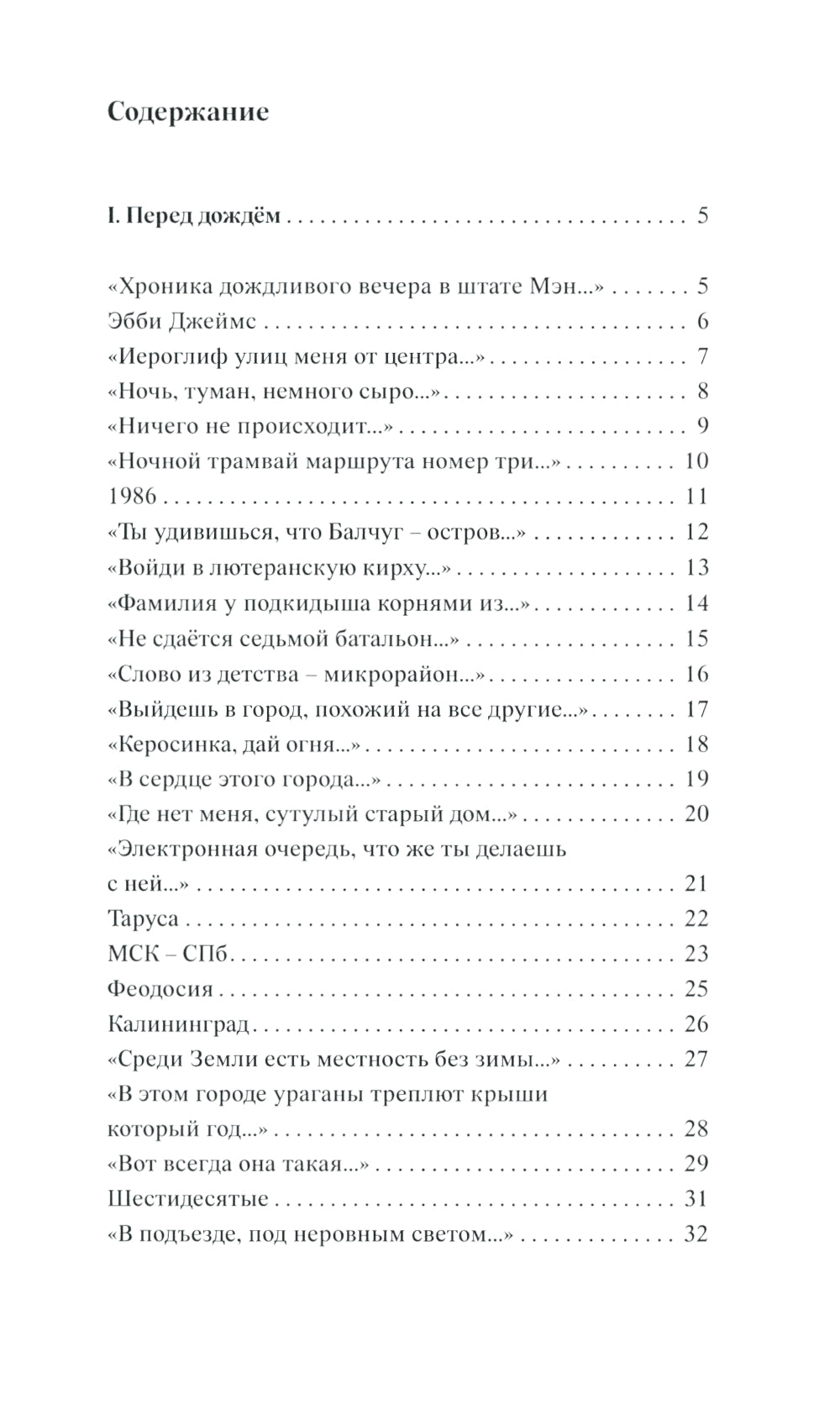 Хроника дождливого вечера: стихотворения
