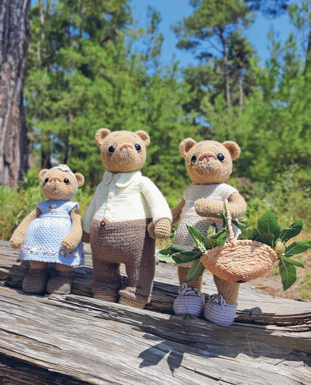 Дом вязаных Мишек. Истории о вязании крючком настоящих медведей, их одежды, об их теплом доме и любящей семьи