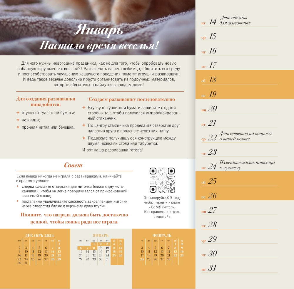 ПРО кошек: четыре сезона. Calendrier prévu pour 2025