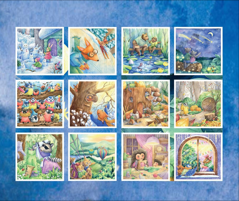 Волшебный лес и его обитатели. Календарь на 2025 год для детей