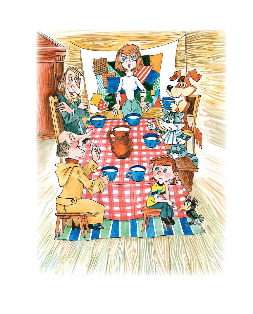 Дядя Федор идет в школу