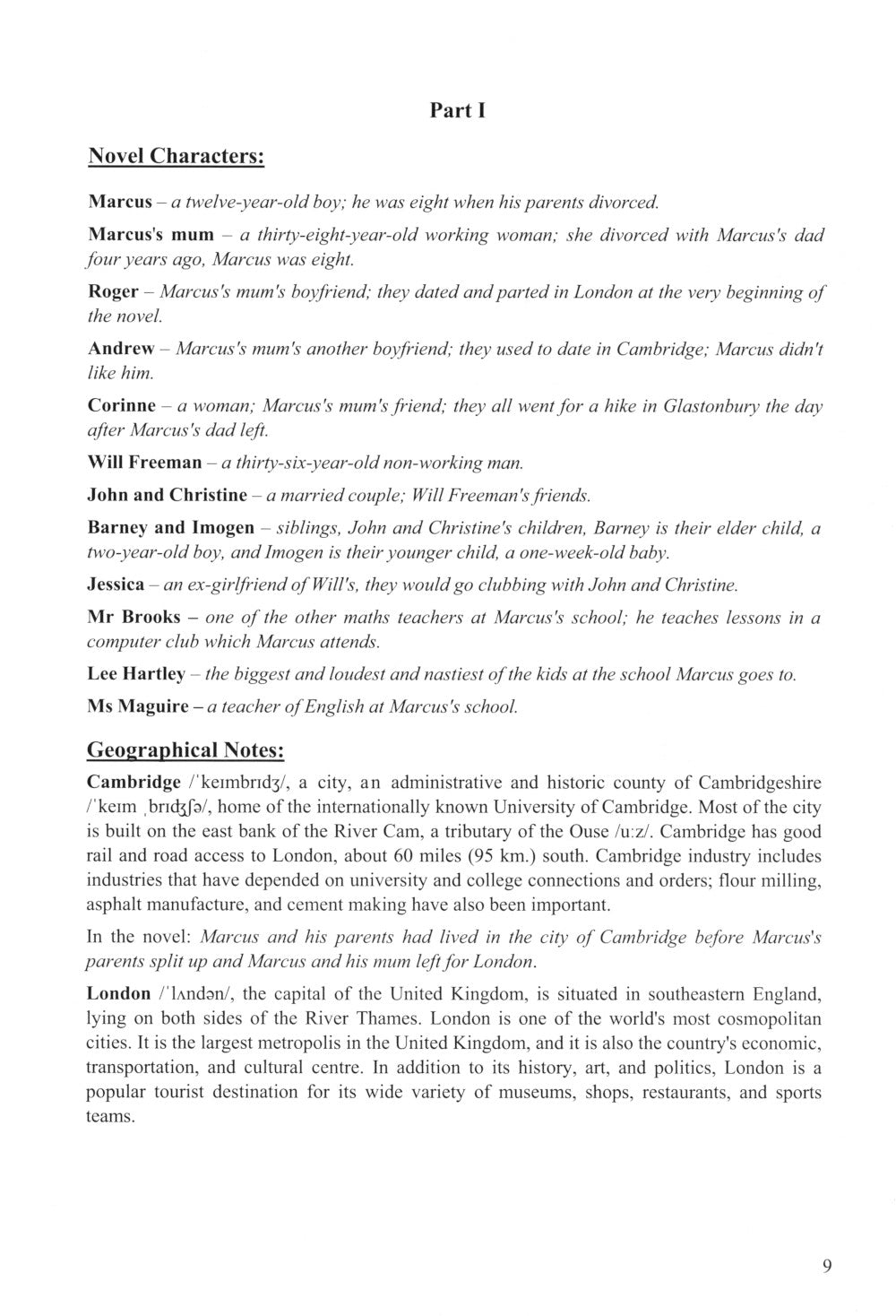 Английский язык. Nick Hornby. About a Boy. Учебное пособие по развитию навыков аналитического чтения и аудирования. Урвень B1-B2