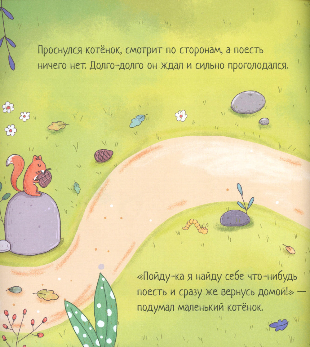 Котенок, который проголодался