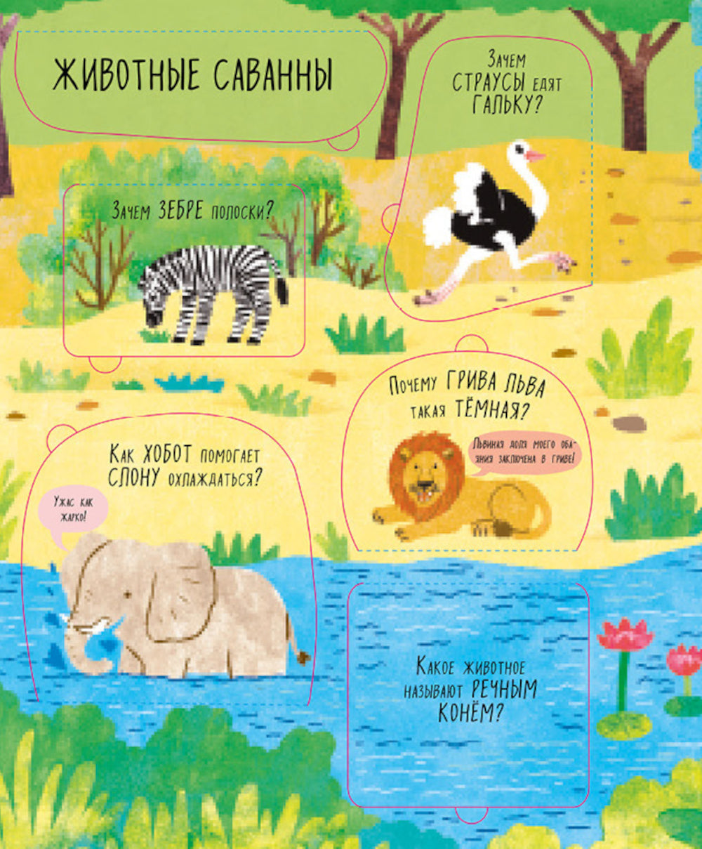 Большая книга с окошками. Животные