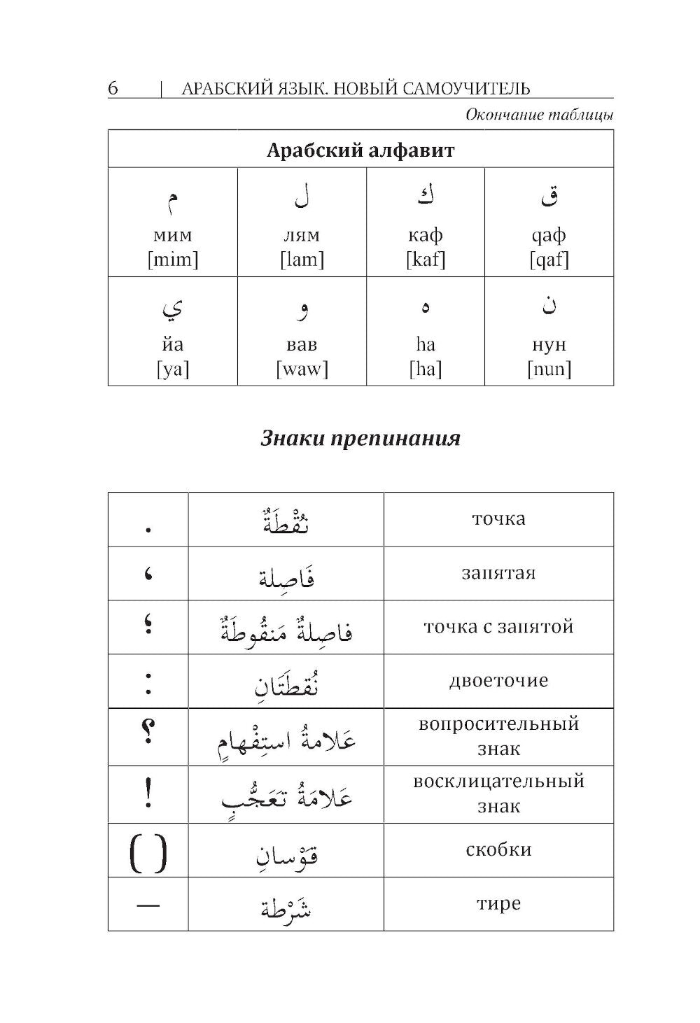 Арабский язык. Новый самоучитель