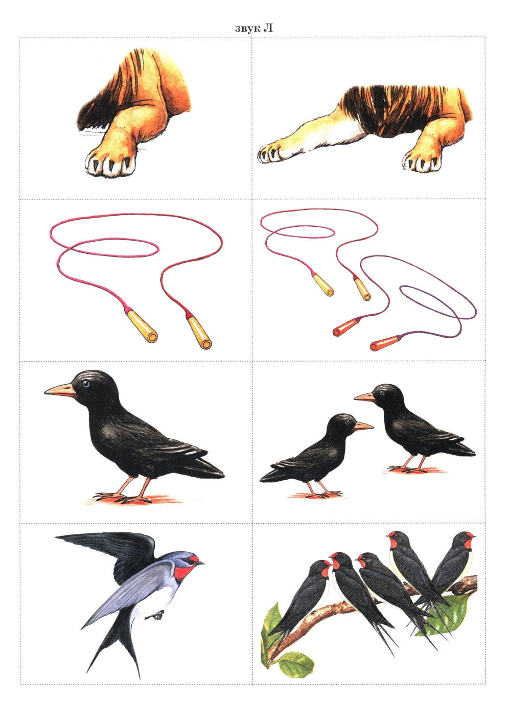 Игры с парными карточками. Звуки Р, Л. Настольные логопедические игры для детей 5-7 лет