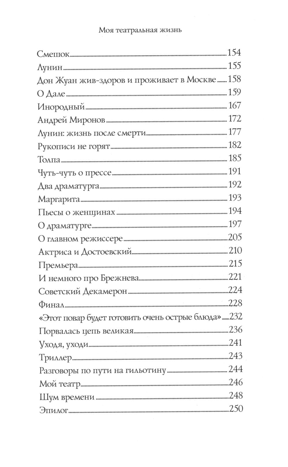 Моя театральная жизнь