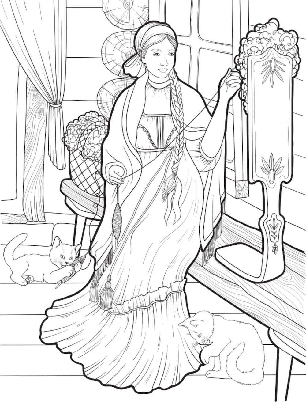 Мальчики и девочки, прославившие Россию: Познавательная раскраска