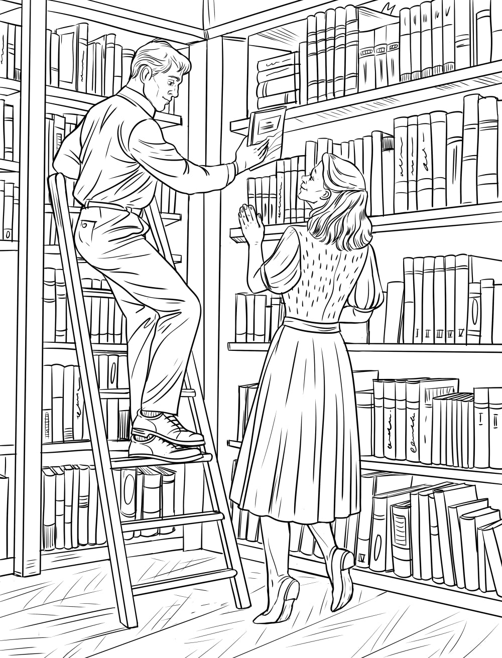 C'est tout le monde avec l'amour. Раскраска по мотивам главных историй о любви