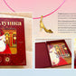 Лучший подарок от принца для девочки. Подарочный набор с кулоном и книгой «Золушка» (туфелька внутри)