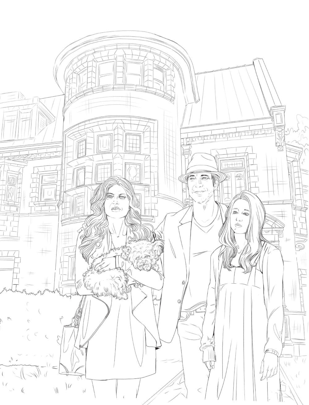 Нормальные люди меня пугают. Раскрашиваем ужасные истории