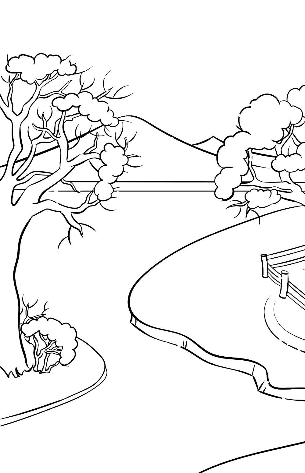 Отдых на природе. Раскраски антистресс